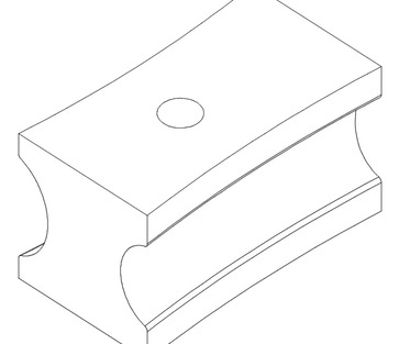 Uchwyt pod element gnący 1/4" G (Ø13,8) x 1/8" G (Ø 10,5) do BM 42 A / BM 60 A BERNARDO