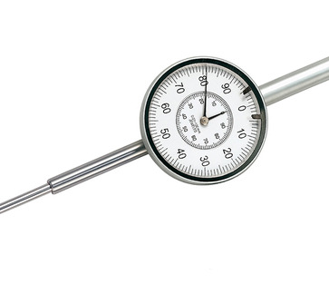Czujnik zegarowy z dużym zakresem pomiaru 100 mm x 0,01 mm / DIN 878 BERNARDO