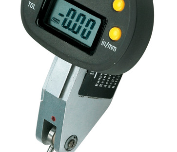 Cyfrowy czujnik zegarowy do równości i odchyłów 0 - 0,5 mm x 0,01 mm BERNARDO